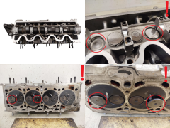 Hlava valcov Fiat Opel SAAB 55193091 1.9 JTD 8V 4