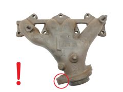 Výfukové potrubie 8200725575 8200191350 6001548025 1.4 1.6 Dacia Renault
