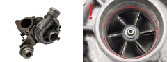 Turbodúchadlo 9644384180 0375F9 2.0 HDI 16v Garrett Citroen C8 807 Peugeot