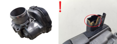 Ventil teleskopu škrtiacej klapky Citroen Peugeot 9673534480 1.6 HDI Delphi 2607