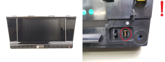Displej Navi Citroen DS7 9818615980 9818608780