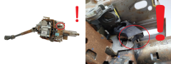 Stĺpik riadenia 8200826817 Renault Modus