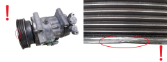 Kompresor Klimatizácie 8200365787--A SD6V12 1452 Sanden Renault Nissan 1000