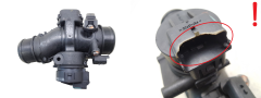 Ventil teleskopu škrtiacej klapky Citroen Peugeot 9660030380 25365284 1.6 HDI 3116
