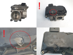 Ventil teleskopu škrtiacej klapky Renault Smart 161203912R H8201269254 1.0 2085