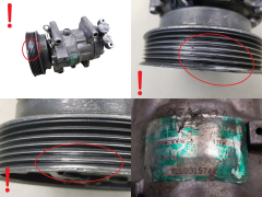 Kompresor Klimatizácie 8200315744 SD6V12 1416K Sanden Renault 67