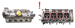 Hlava valcov 1640 7701475605 2.0 16v Turbo F4R776 Renault