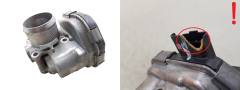 Ventil teleskopu škrtiacej klapky Citroen Peugeot 9673534480 1.6 HDI Delphi 2521