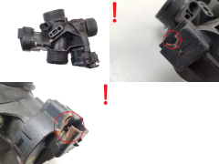 Ventil teleskopu škrtiacej klapky Peugeot 407 9655971780 1.6 HDI Delphi 1534