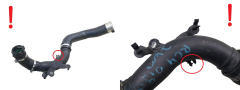 Hadica stlačeného vzduchu 144604208R 0.9 TCE Dacia Sandero 2 Renault Captur Clio 4