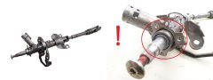 Stĺpik riadenia 4123J9 93897 Peugeot 206