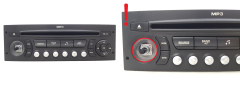 Rádio Cd Mp3 Prehrávač Citroen Peugeot 96633422XT A2C53119559