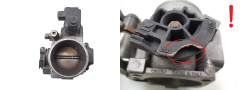 Ventil teleskopu škrtiacej klapky Alfa Romeo 60NCFL 6059994 0280140553 2.0 16V
