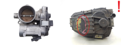 Ventil teleskopu škrtiacej klapky Citroen Peugeot 9647925480 50SMP1 1635W2 3145