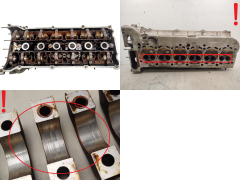 Hlava valcov BMW 1436793 3.0 24V 306S3