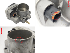 Ventil teleskopu škrtiacej klapky Renault 8200171134 8200190230 1.6 16V 3
