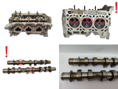 Hlava valcov 1642R1 110417920R 0.9 TCE H4B Dacia Renault 63