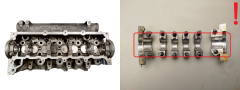 Hlava valcov Renault 2968F2 110415795R 7701477400 1.5 DCI Siemens