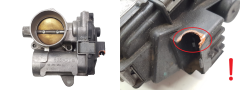 Ventil teleskopu škrtiacej klapky Citroen Peugeot 9647925480 50SMP1 1635W2 1490