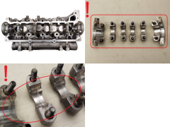 Hlava valcov Renault 284581 110417781R 1.5 DCI 2