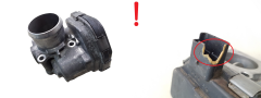 Ventil teleskopu škrtiacej klapky Citroen Peugeot 9673534480 1.6 HDI Delphi 2440