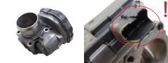 Ventil teleskopu škrtiacej klapky Citroen Peugeot 9673534480 1.6 HDI Delphi 3043