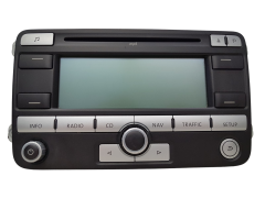 Rádio Cd Mp3 Prehrávač Navi VW Passat 1K0035191D 7612002044 Blaupunkt
