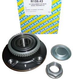 Náboj Kolesa Zadný Urobte Citroen Peugeot R15943 374868 3748.68 SNR