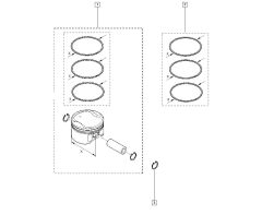 Piestne krúžky Originál Renault 2.0 16v M4R 7701065053