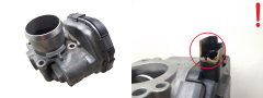 Ventil teleskopu škrtiacej klapky Citroen Peugeot 9673534480 1.6 HDI Delphi 2686