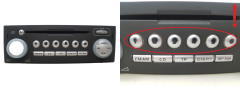 Rádio prehrávač CD Mitsubishi Colt MR587702HA DY-2E56GY-TH 1218