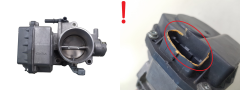 Ventil teleskopu škrtiacej klapky Citroen Peugeot 9648053780 408239823003 1.8 2.0 1338