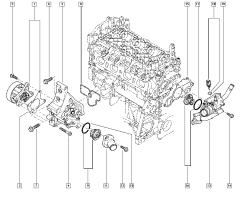 Tesnenie, tesnenie Originál Renault Nissan 1.4 TCe H4F 110620001R