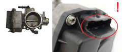 Ventil teleskopu škrtiacej klapky Citroen Peugeot 9648053780 408239823003 1.8 2.0 2