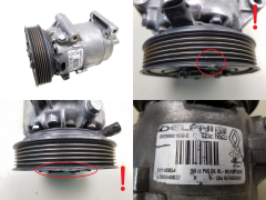 Kompresor Klimatizácie 8200940837 Delphi 01140854 Renault Megane Scenic 2 1.6