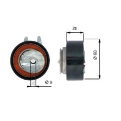 Napínač Remeňa Originál Citroen Peugeot 407 C5 2.7-3.0 HDI 9814121580