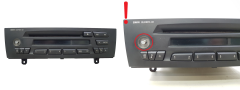 Rádio prehrávač CD BMW 6512 6962296 VP4KAF-18C838-GE Business Visteon 1332