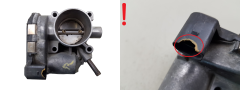 Ventil teleskopu škrtiacej klapky VWAG 1.4 030133062A 0280750049 Bosch 2445