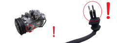 Kompresor Klimatizácie 6Q0820803G Denso 6SEU12C 447180-3205 VW AG