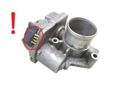 Ventil teleskopu škrtiacej klapky 7701062300 A2C53107575 Renault 1.9 2.5 DCI 1033