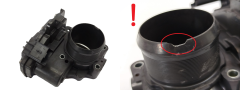 Ventil teleskopu škrtiacej klapky Citroen Peugeot 9806625280 A2C85766300 2.0 HDI 4