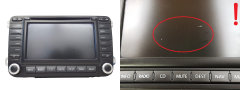 Rádio prehrávač CD Navi Volkswagen 1K0035198B 7612002064 Blaupunkt 1101
