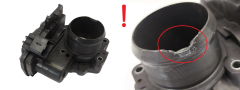 Ventil teleskopu škrtiacej klapky Citroen Peugeot 9806625280 A2C85766300 2.0 HDI 5