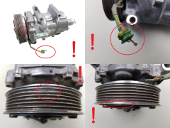 Kompresor Klimatizácie 9651911180 Sanden SD6C12 1350F Citroen Peugeot