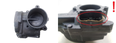 Ventil teleskopu škrtiacej klapky V757669780-04 A2C53279370 PSA Mini 1600