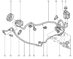 Hadica posilňovača riadenia Originál Renault Clio II Kangoo 1.4 8200741539