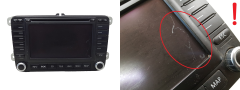 Rádio prehrávač CD Navi VW 1T0035194D 7612002039 Blaupunkt