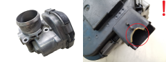 Ventil teleskopu škrtiacej klapky Citroen Peugeot 9673534480 1.6 HDI Delphi 2942