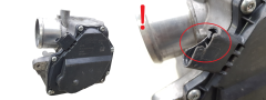 Ventil teleskopu škrtiacej klapky EGR Fiat Opel 55260126 HU150600-0020 1.3 CDTI 3057