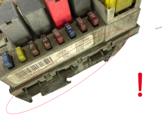 Skrinka poistiek 51724394 0051724394057657 Alfa Romeo Delphi 58145